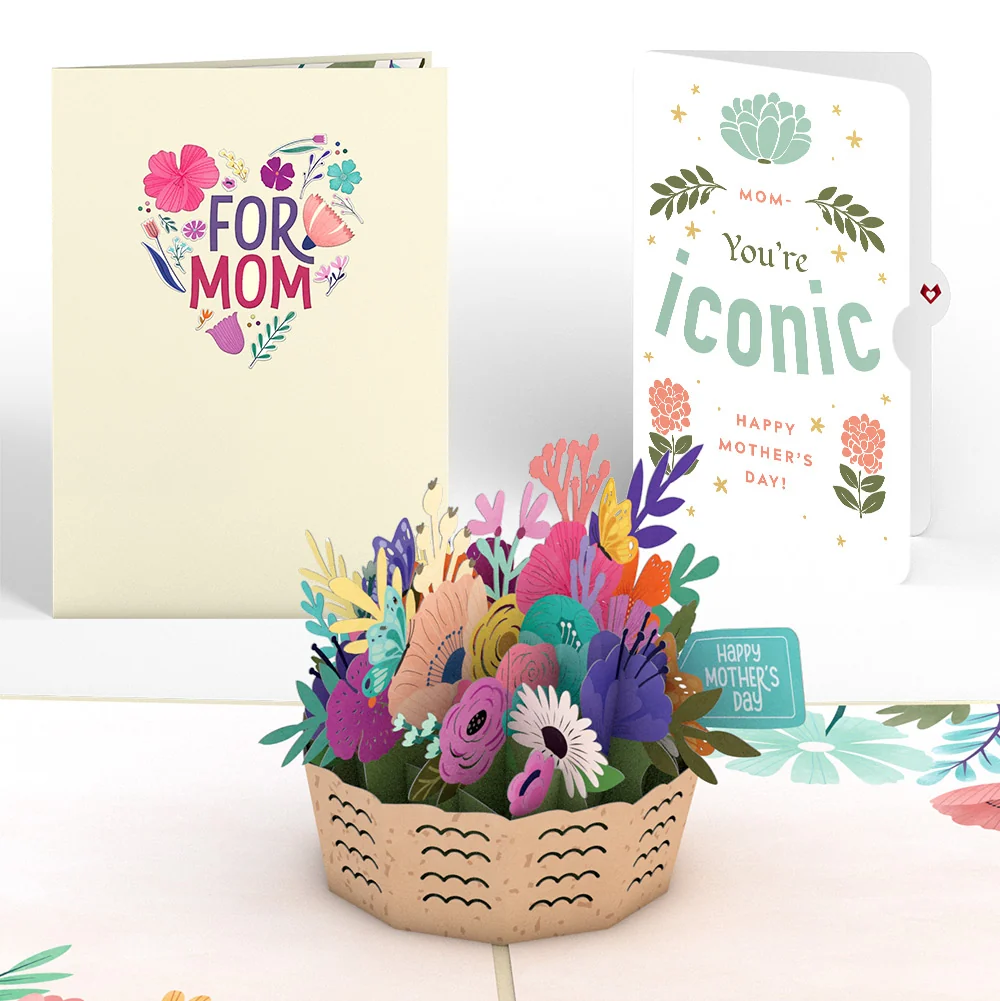 Lovepop Mother's Day Basket Pop-Up Card and Iconic Bloom Sentiment Set for Mom