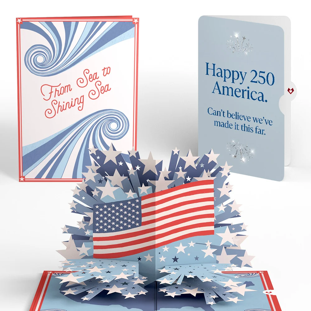 Lovepop From Sea to Shining Sea 4th of July Pop-Up Card and Made It Far Sentiment Set