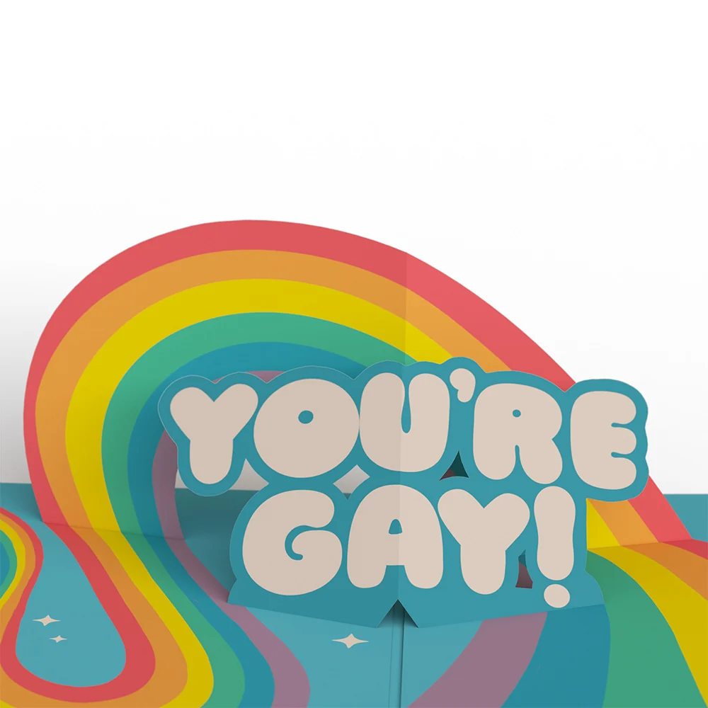 Lovepop Hooray, You're Gay! Pop-Up Card - Image 4