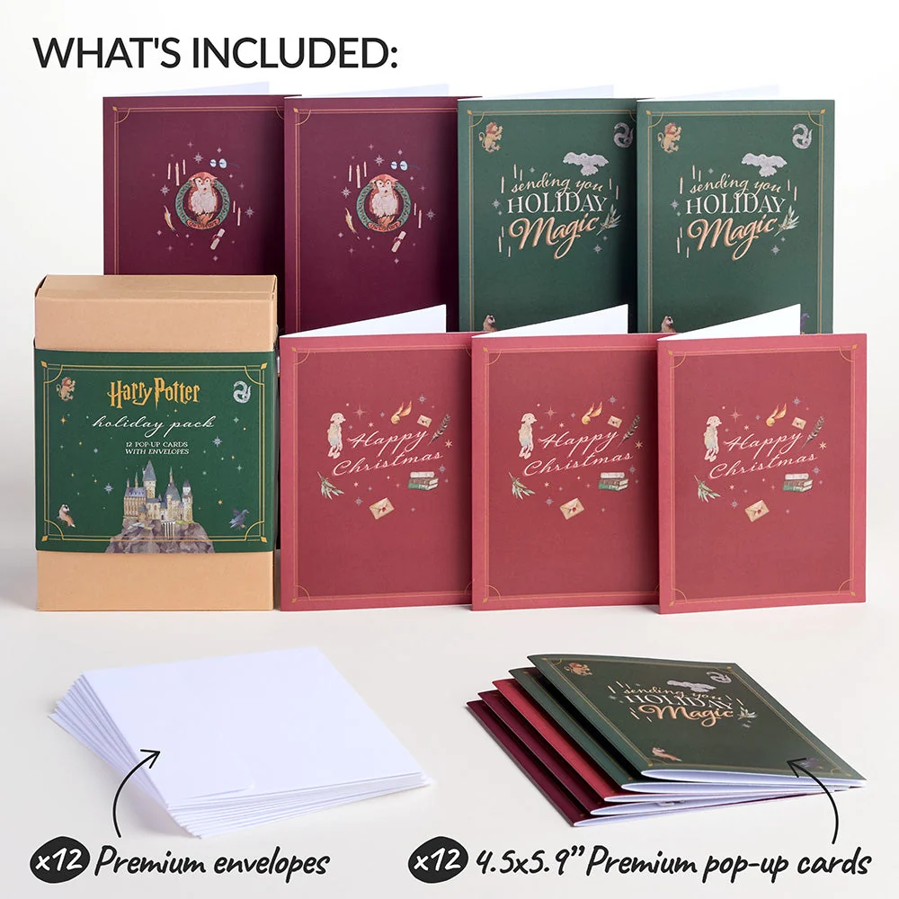 Lovepop Harry Potter Holiday Box Set (Assorted 12-Pack): Paperpop Card - Image 2