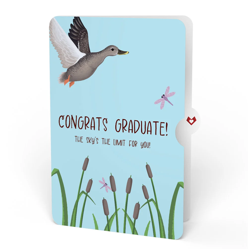 Lovepop Pondside Mallard Ducks Graduation Pop-Up Card and Sentiment Set - Image 4