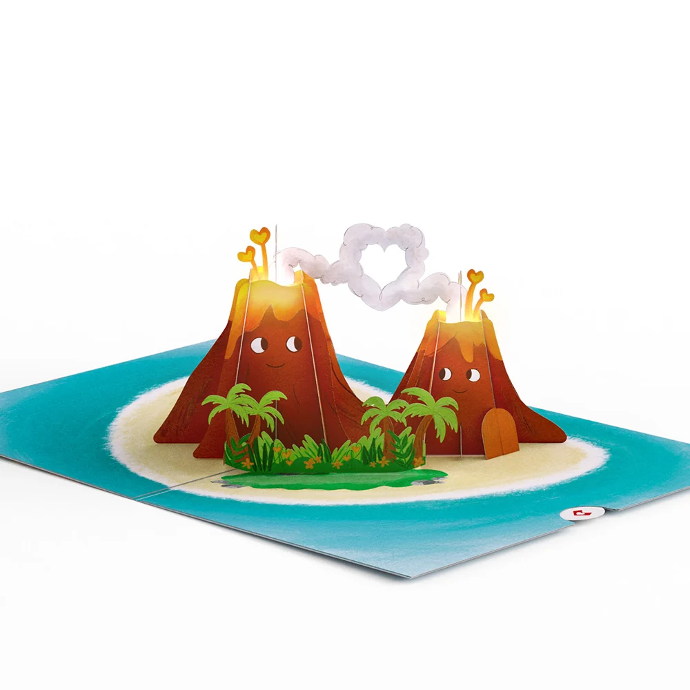 Lovepop I Lava You 50th Birthday Light-Up Pop-Up Card and Sentiment Set - Image 3