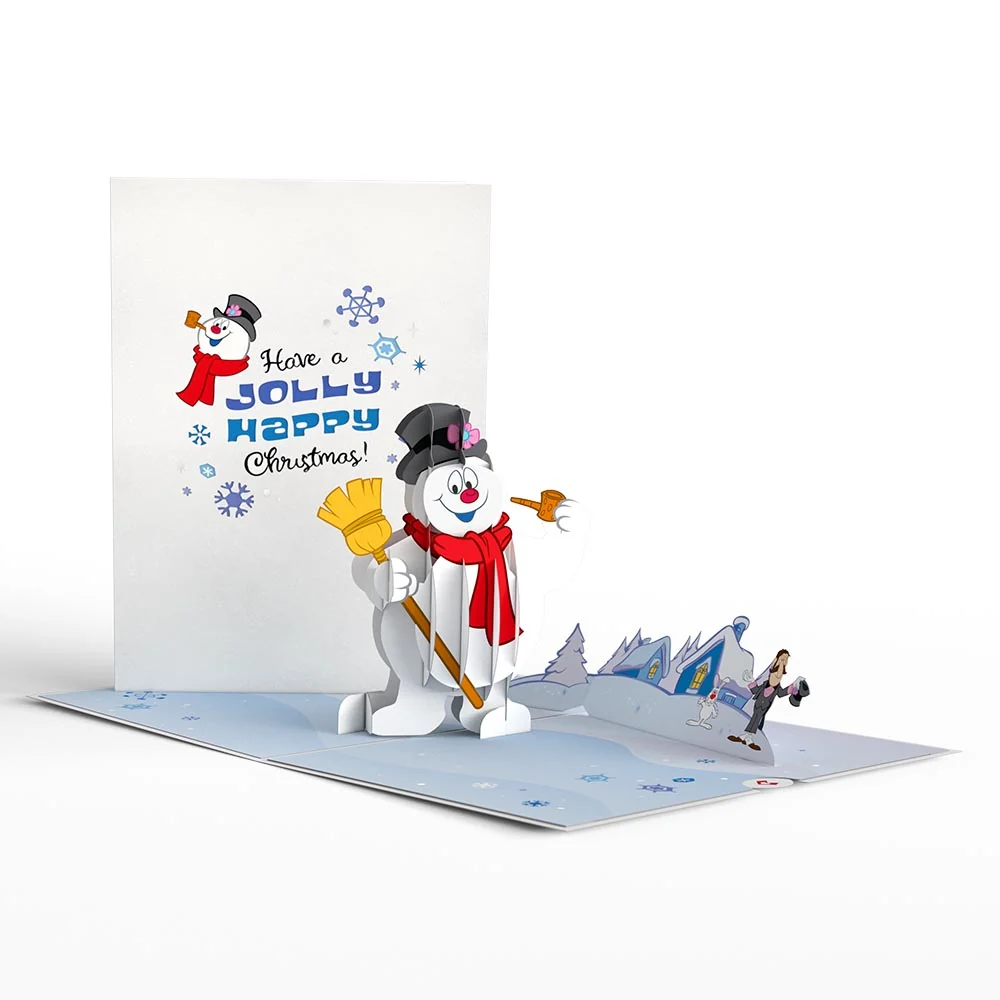 Lovepop Frosty The Snowman Jolly Happy Christmas Pop-Up Card
