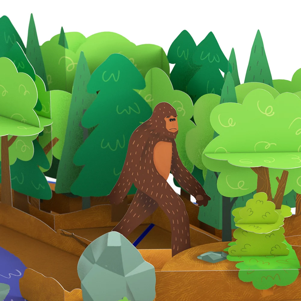 Lovepop Bigfoot Legendary Birthday Pop-Up Card - Image 2