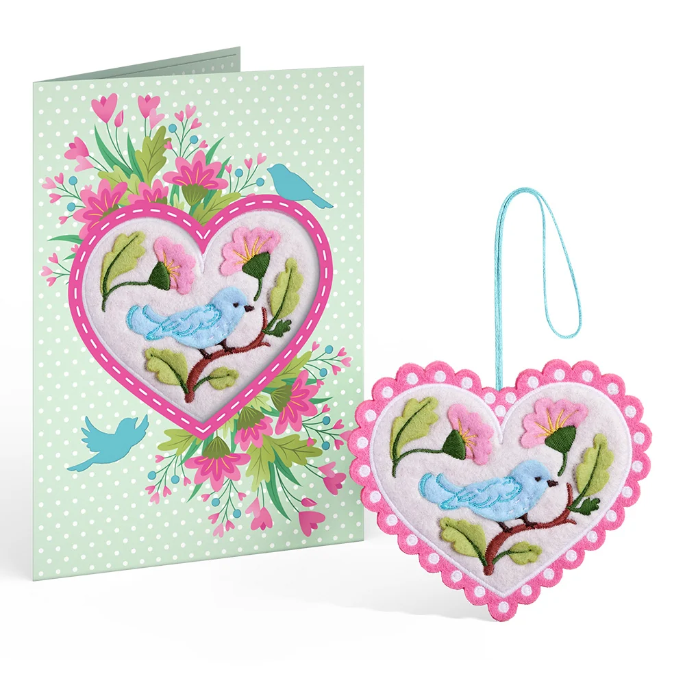 Lovepop Lively Bluebird HeartFelt Charm Card - Image 2
