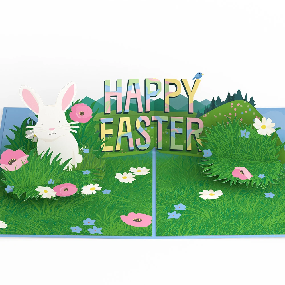 Lovepop Happy Easter Spring Meadow Pop-Up Card and Sentiment Set for Mom - Image 3