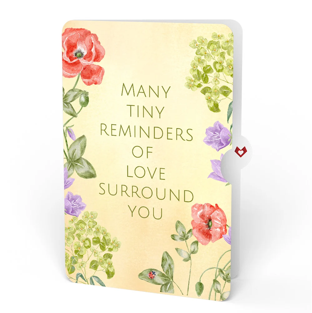 Lovepop Lovely Ladybug Sympathy Pop-Up Card and Sentiment Set Cream - Image 4