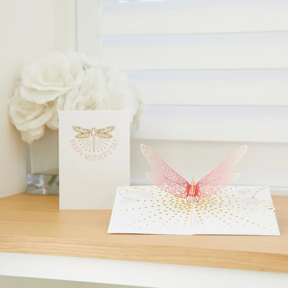 Lovepop Mother’s Day Dragonfly Pop-Up Card - Image 5