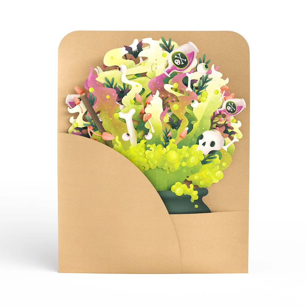 Lovepop Halloween Cauldron Light-Up Bouquet Vase - Image 5
