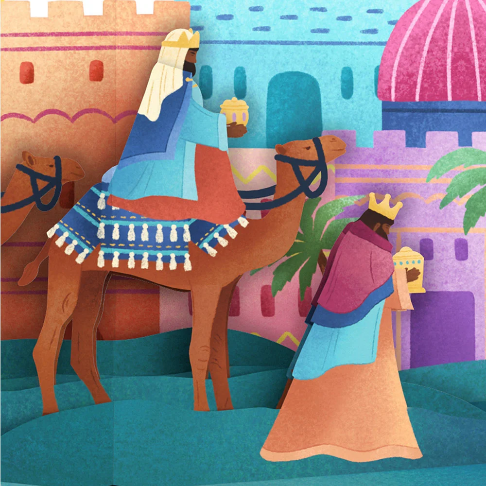 Lovepop Three Wise Men Guiding Star Christmas Pop-Up Card - Image 3