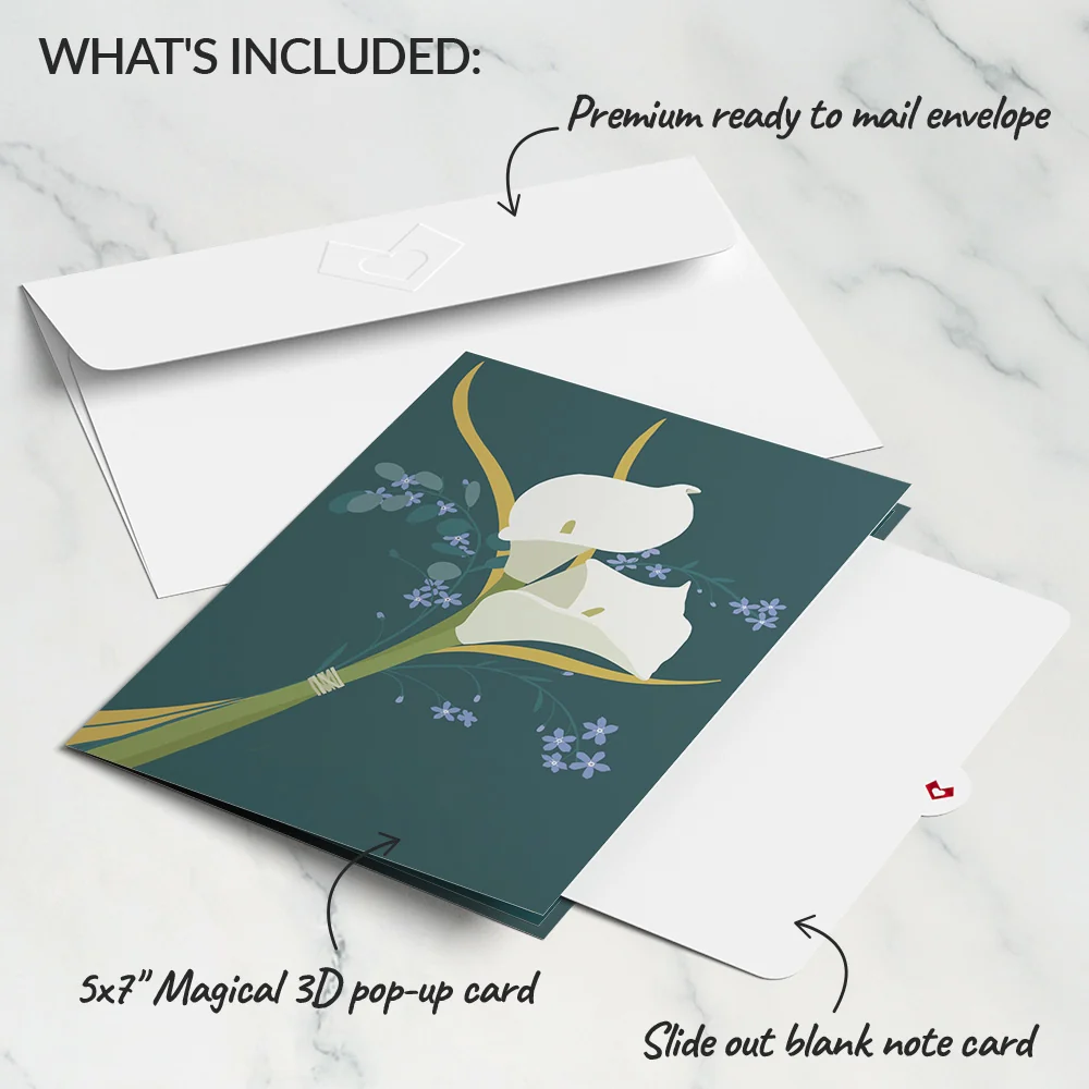 Lovepop Calla Lily Pop-Up Card - Image 5