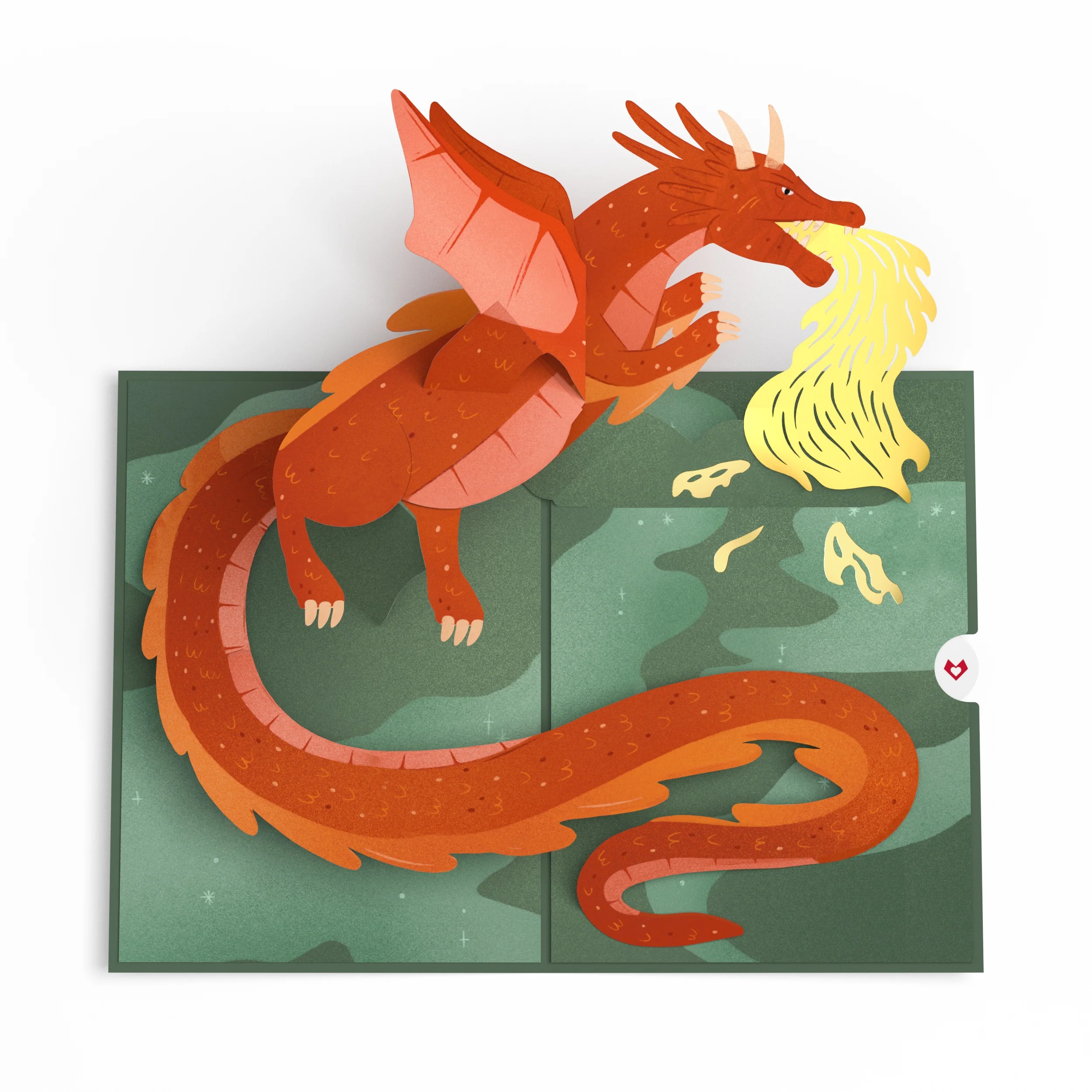 Lovepop Fire-Breathing Dragon Father's Day Pop-Up Card and Sentiment Set for Dad - Image 3