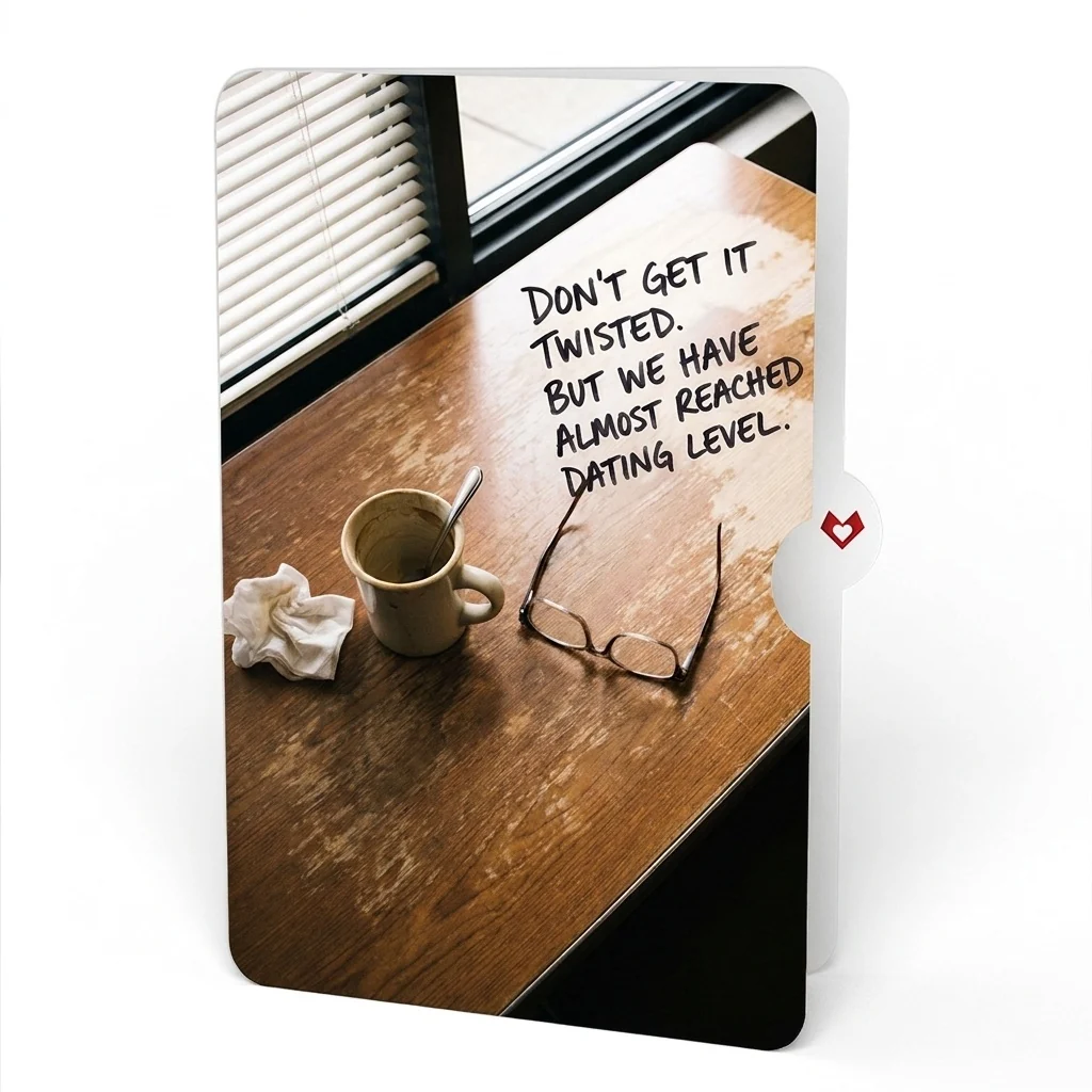 Lovepop Love You A-Lotl Pop-Up Card and Dating Level Sentiment Set Coffee - Image 4