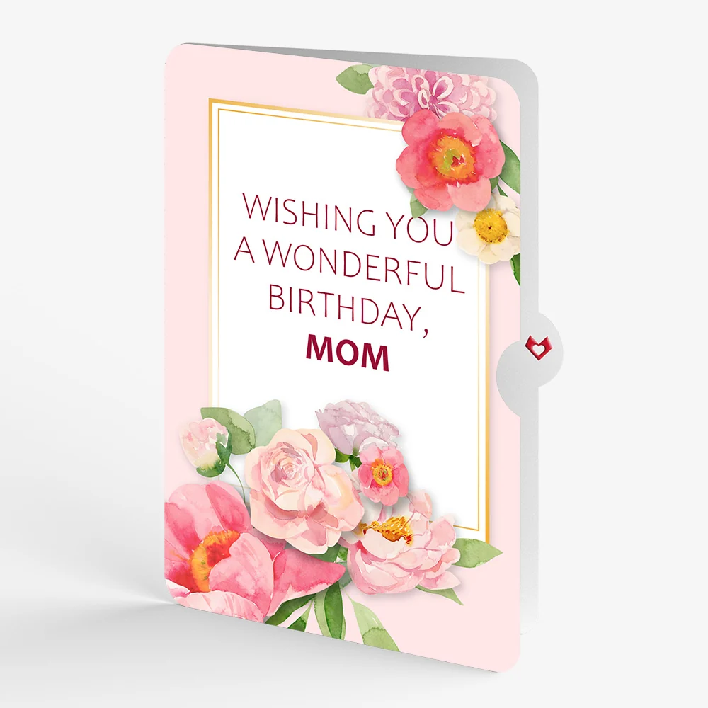Lovepop Blush Blooms Birthday Pop-Up Card and Sentiment Set for Mom Cream - Image 4