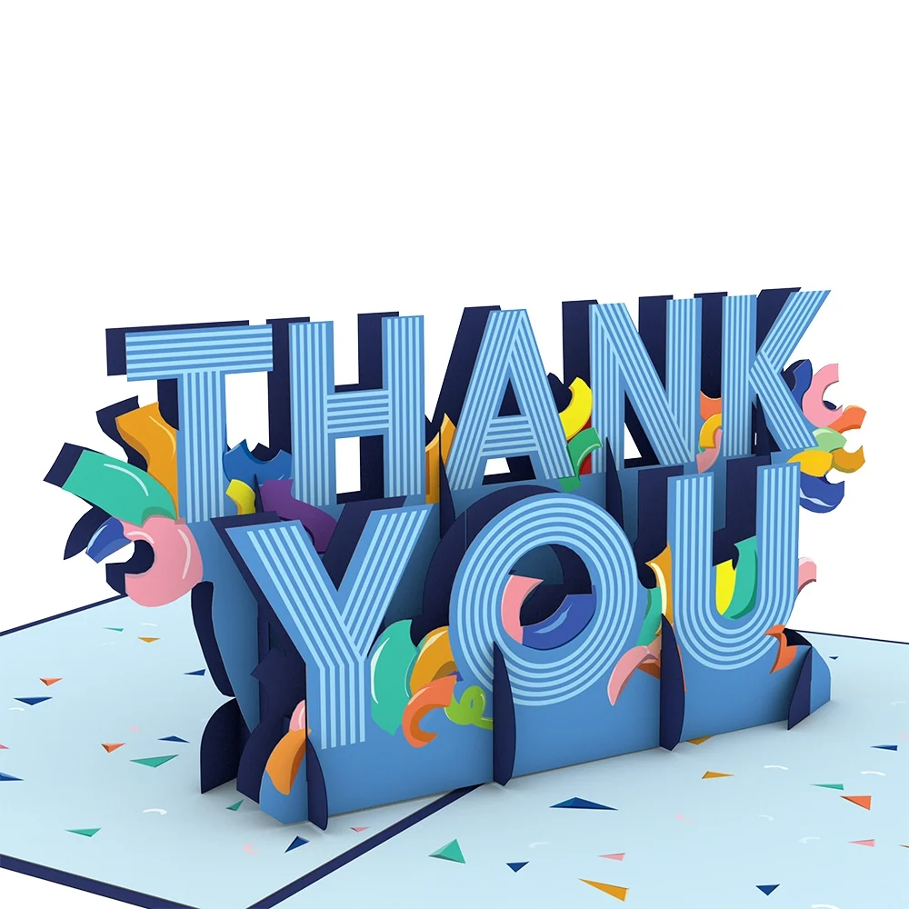 Lovepop Thank You Confetti Pop-Up Card and Renewed Partnership Sentiment Set - Image 3