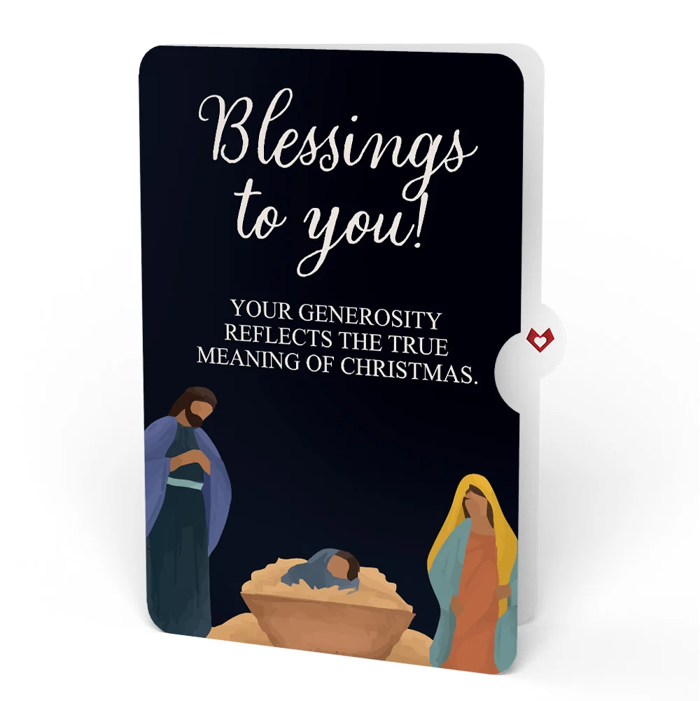 Lovepop Nativity Christmas Tree Pop-Up Card and Blessings Sentiment Set - Image 4