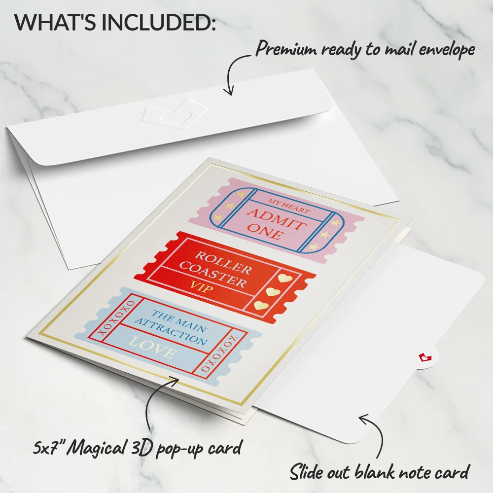 Lovepop Love Rollercoaster Pop-Up Card - Image 6