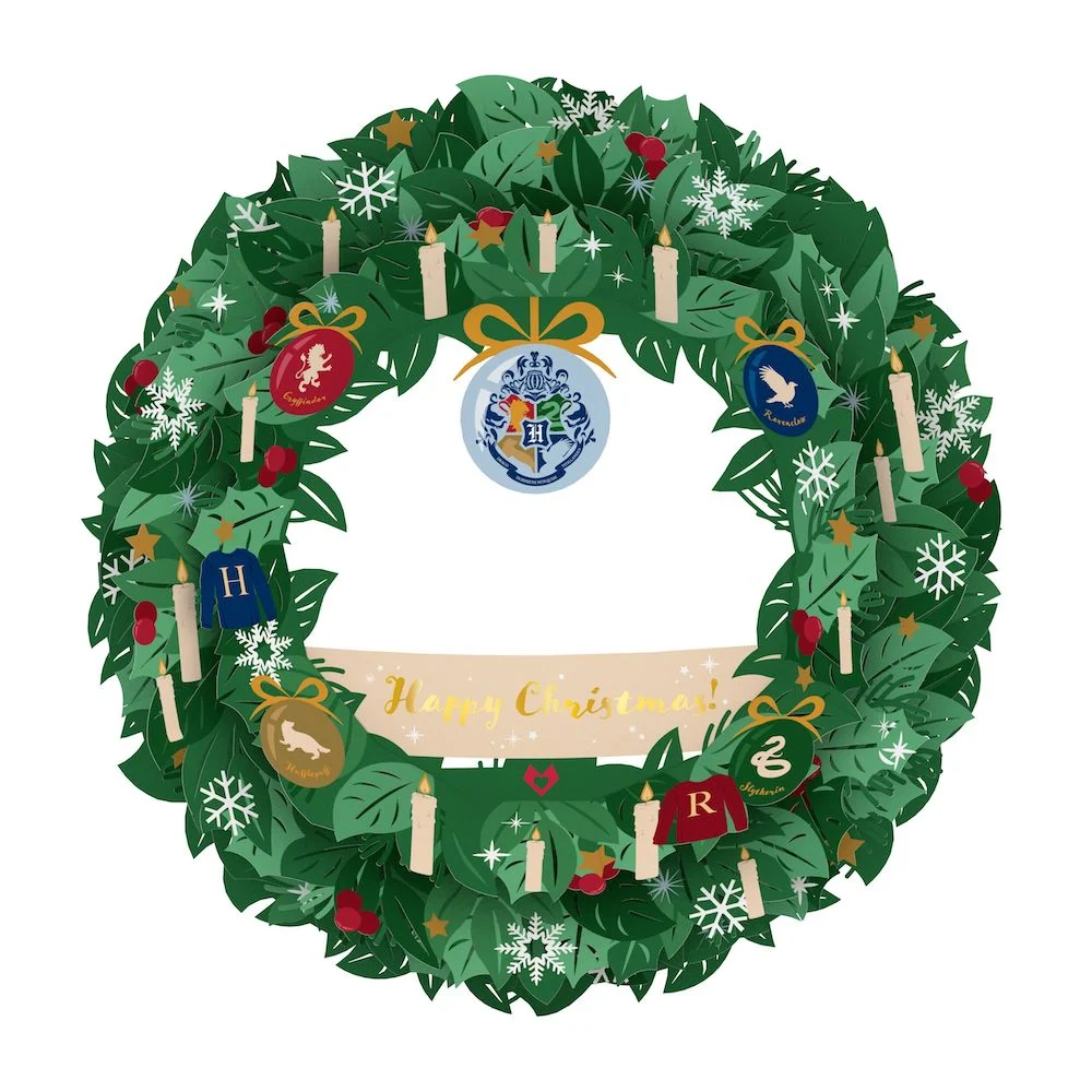 Lovepop Harry Potter Happy Christmas Wreath Candle - Image 3