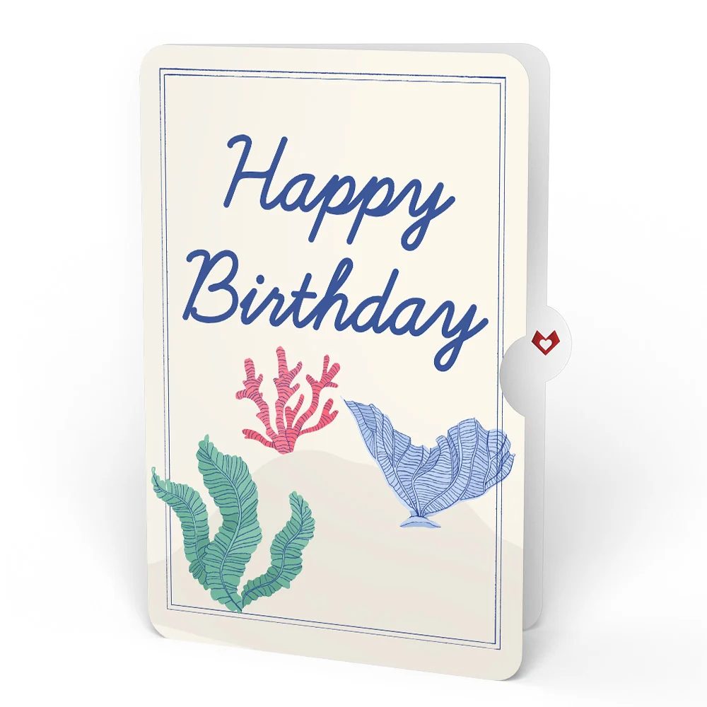 Lovepop Coastal Treasure Birthday Glitter Bouquet and Sentiment Set Vase - Image 4