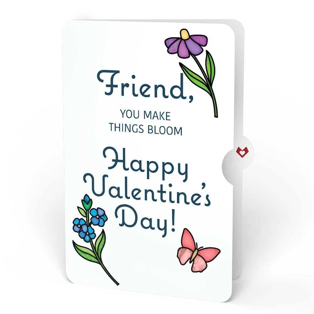 Lovepop Sun-dappled Cherry Blossom Valentine Suncatcher Bouquet and Sentiment Set for Friend Vase - Image 4