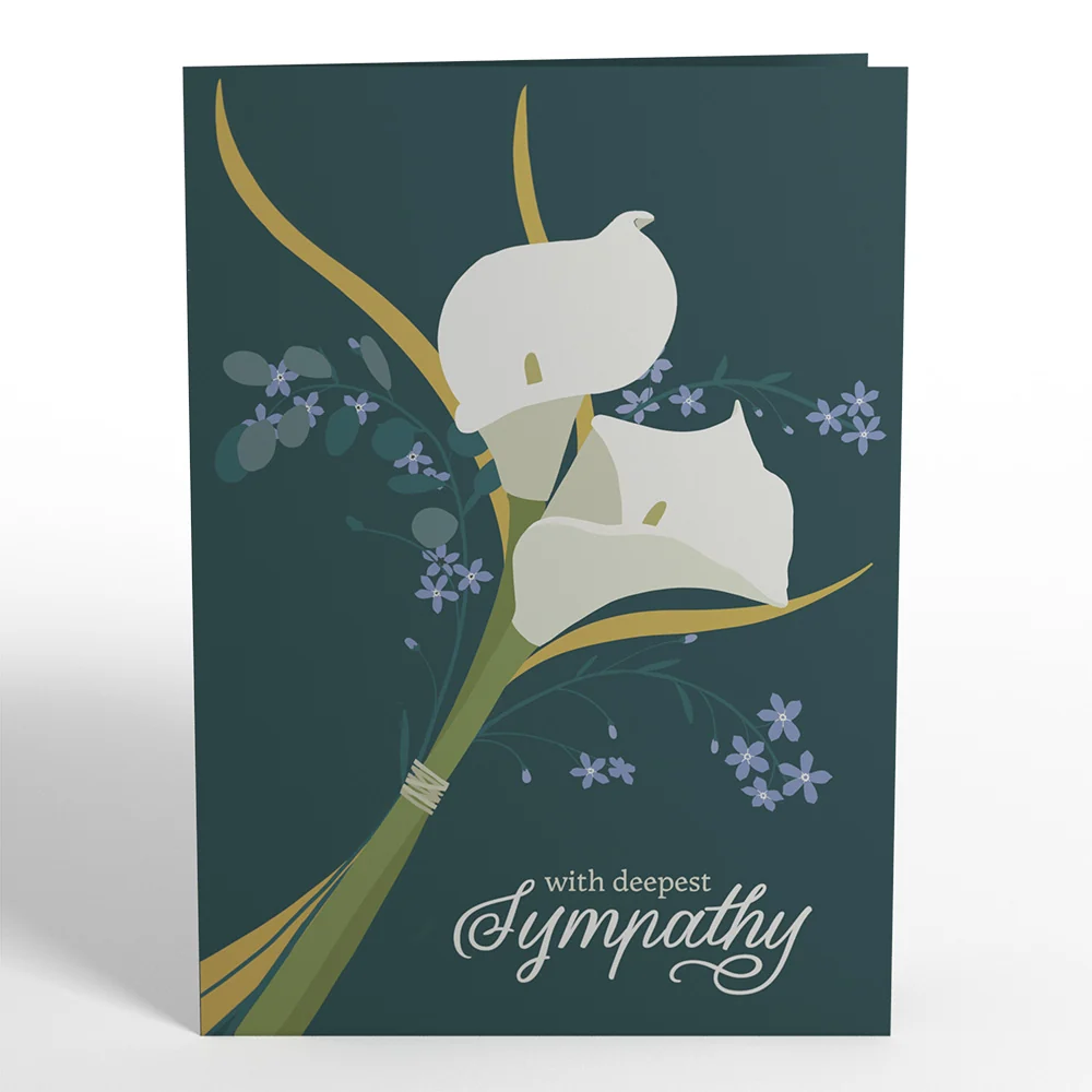 Lovepop Deepest Sympathy Pop-Up Card & Bouquet Bundle - Image 5