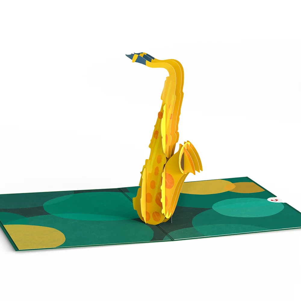 Lovepop Saxophone Pop-Up Card - Image 3