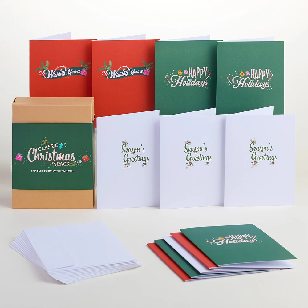 Lovepop Classic Christmas Box Set (Assorted 12-Pack): Paperpop Card - Image 8