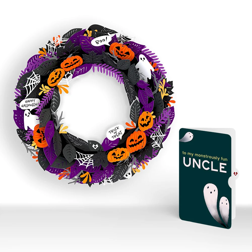 Lovepop Halloween Wreath and Sentiment Set for Uncle