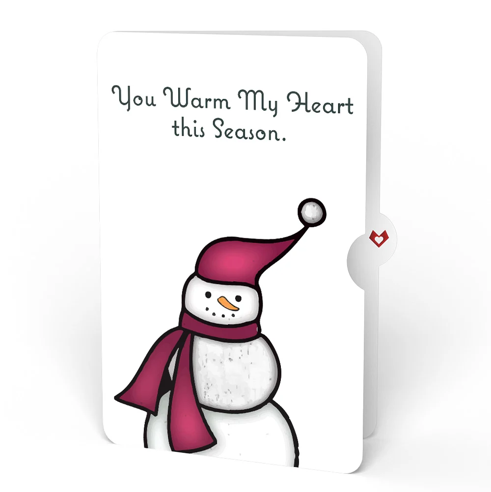 Lovepop Warm Wishes Snowman Holiday Suncatcher Card and Sentiment Set for Partner Glass - Image 4