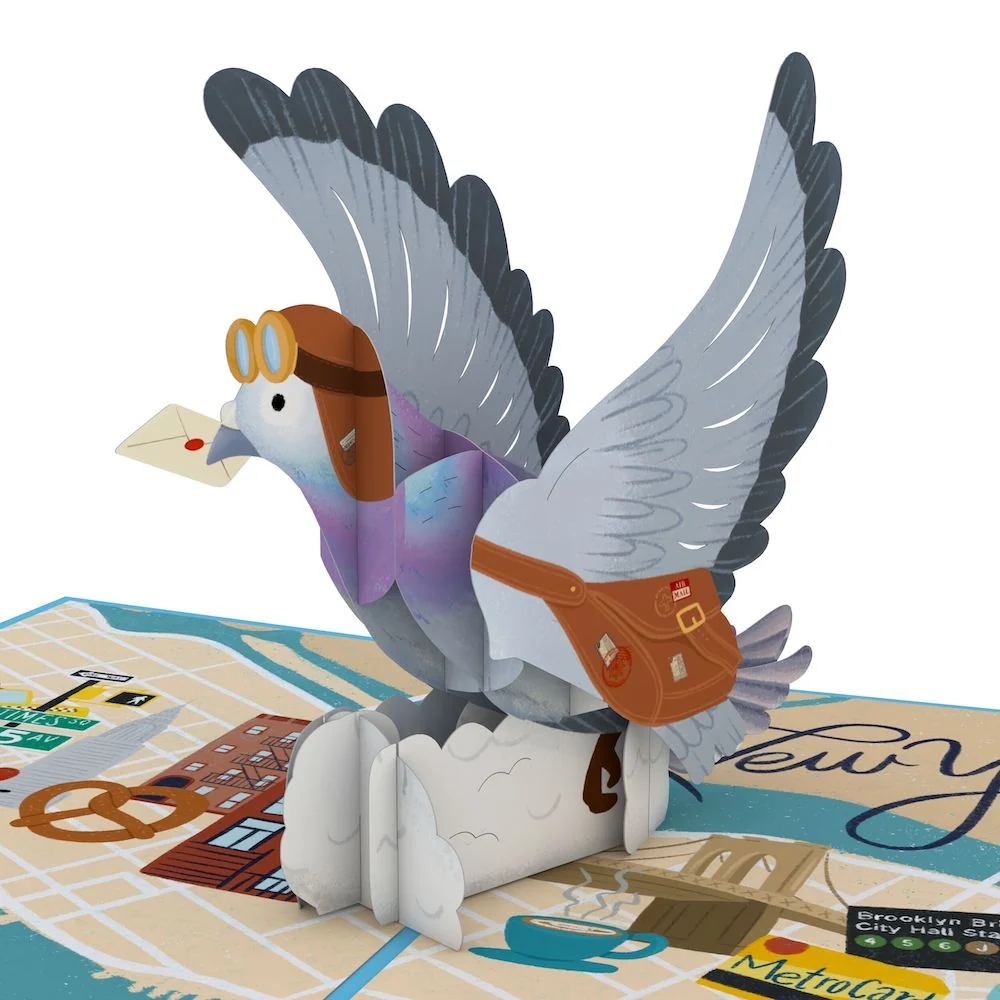 Lovepop NYC Messenger Pigeon Pop-Up Card - Image 2