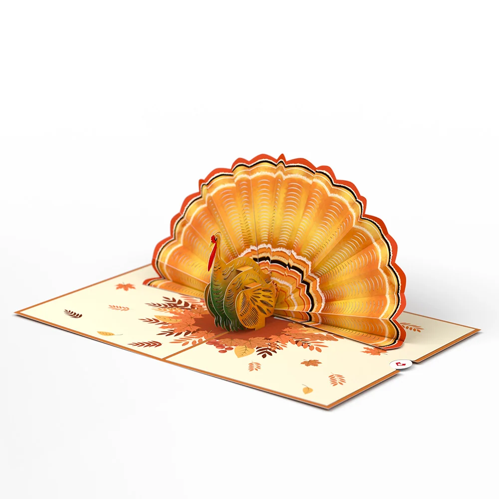 Lovepop Give Thanks Turkey Pop-Up Card - Image 3