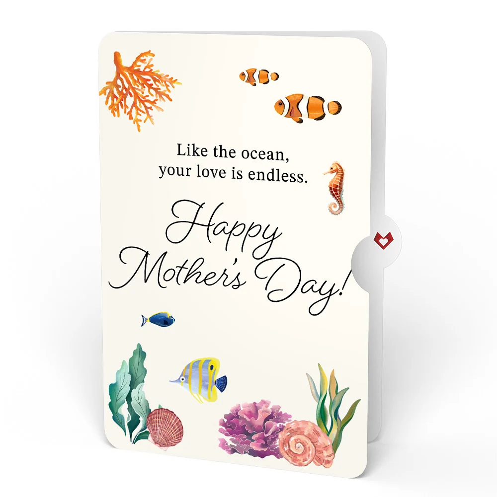 Lovepop Seaside Sandcastle Mother's Day Pop-Up Card and Sentiment Set - Image 4