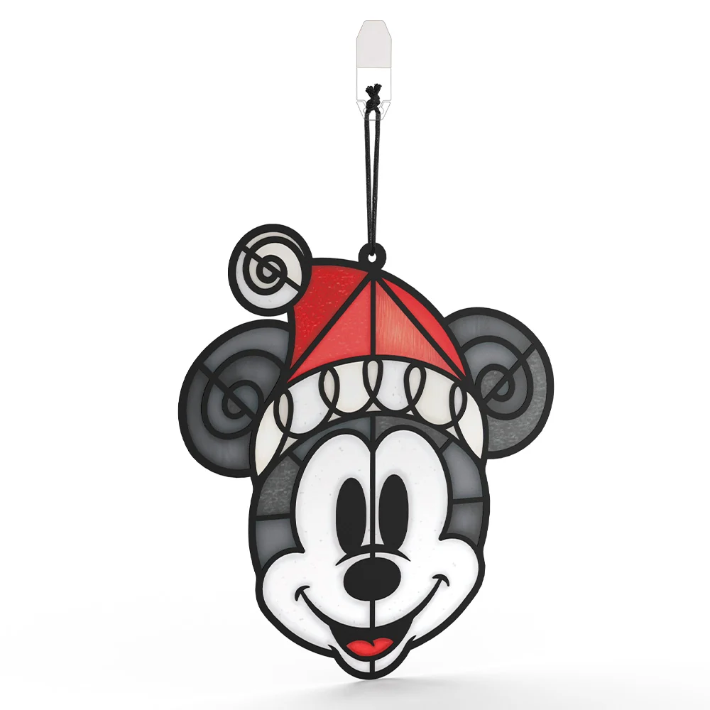 Lovepop Disney's Mickey Mouse Let's Get Merry Suncatcher Card Glass - Image 3