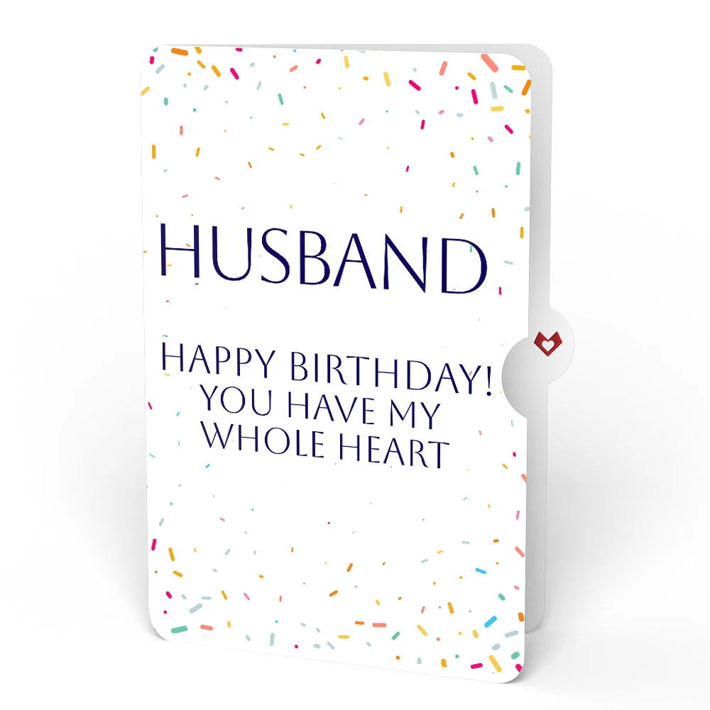 Lovepop Happy Birthday Balloons Music and Lights Pop-Up Card and Sentiment Set for Husband - Image 4