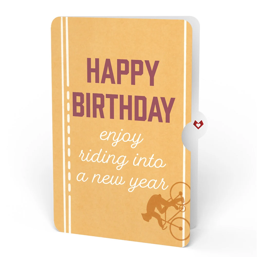 Lovepop On the Ride Biking Birthday Pop-Up Card and Sentiment Set Bicycle - Image 4