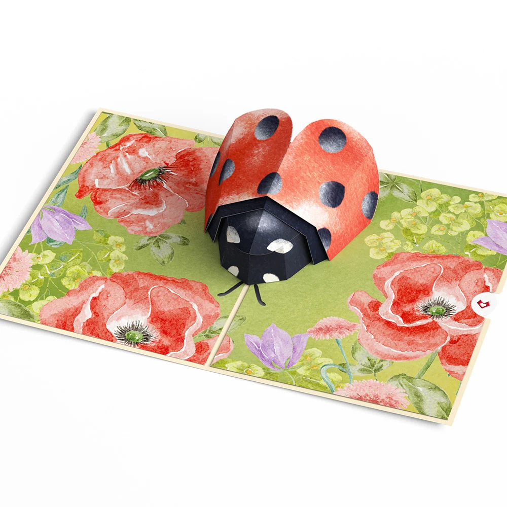 Lovepop Lovely Ladybug Pop-Up Card - Image 3