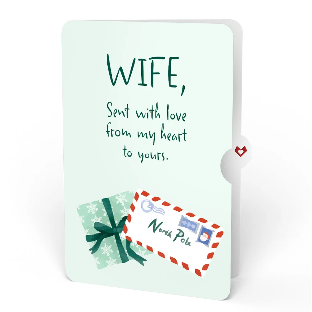 Lovepop Season's Greetings Penguin Surprise Pop-Up Card and Sentiment Set for Wife - Image 4