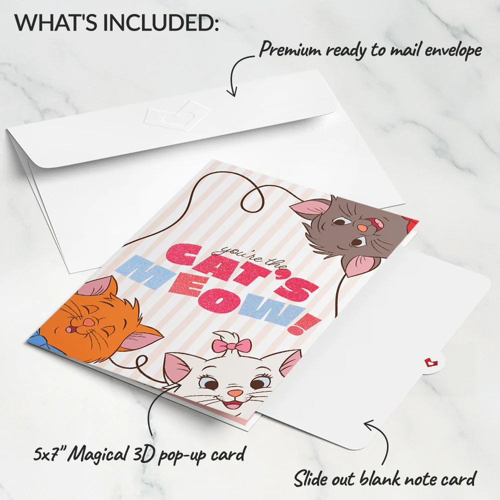 Lovepop Disney's The Aristocats You're the Cat's Meow Pop-Up Card Basket - Image 5