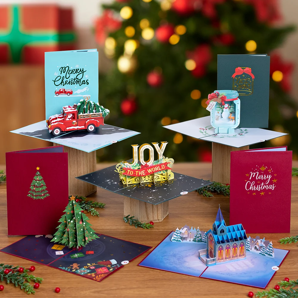 Lovepop Festive Holiday 5-Pack Glass