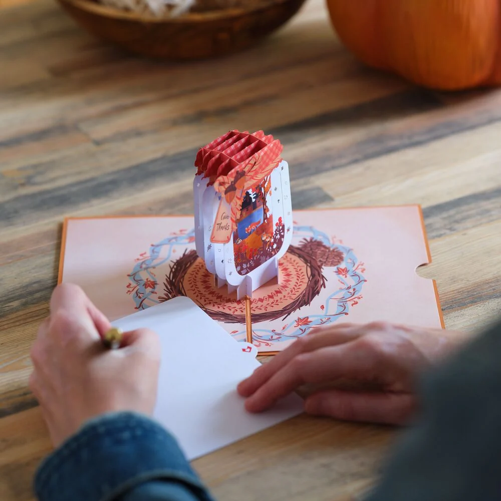 Lovepop Give Thanks Fall Jar Pop-Up Card - Image 5