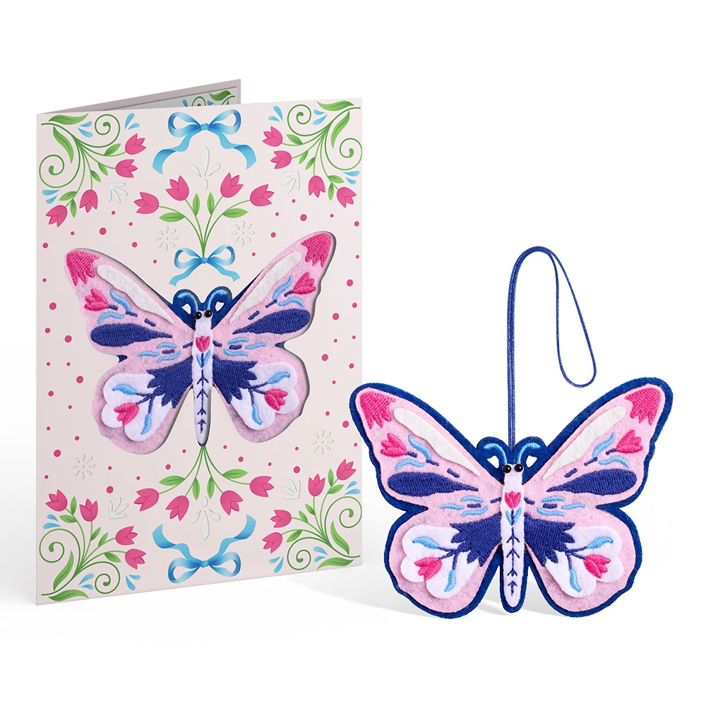 Lovepop Dazzling Butterfly HeartFelt Charm Card - Image 2