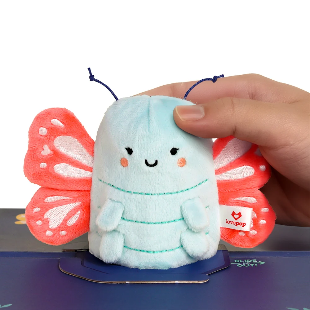 Lovepop 'Hi!' Butterfly Plushpop Card - Image 2