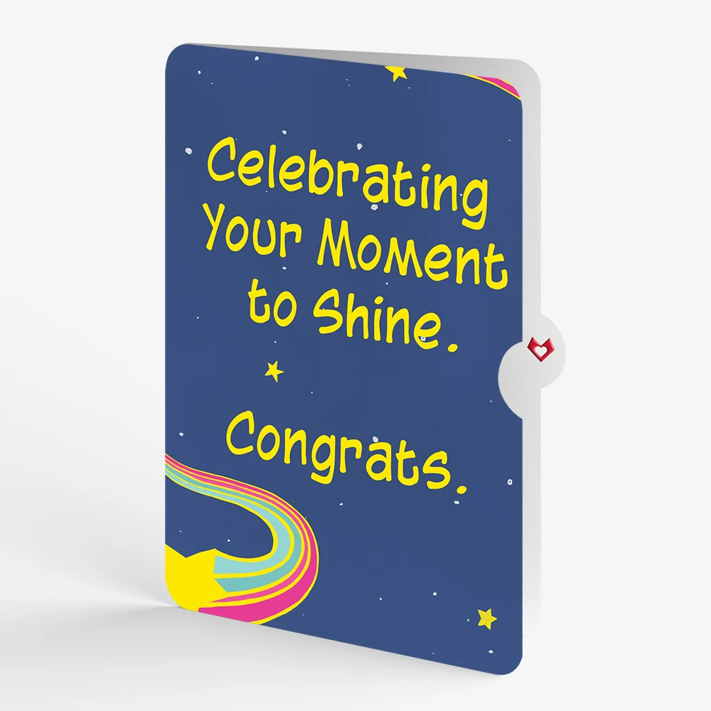 Lovepop You're a Star Congratulations Light-Up Pop-Up Card and Sentiment Set - Image 4