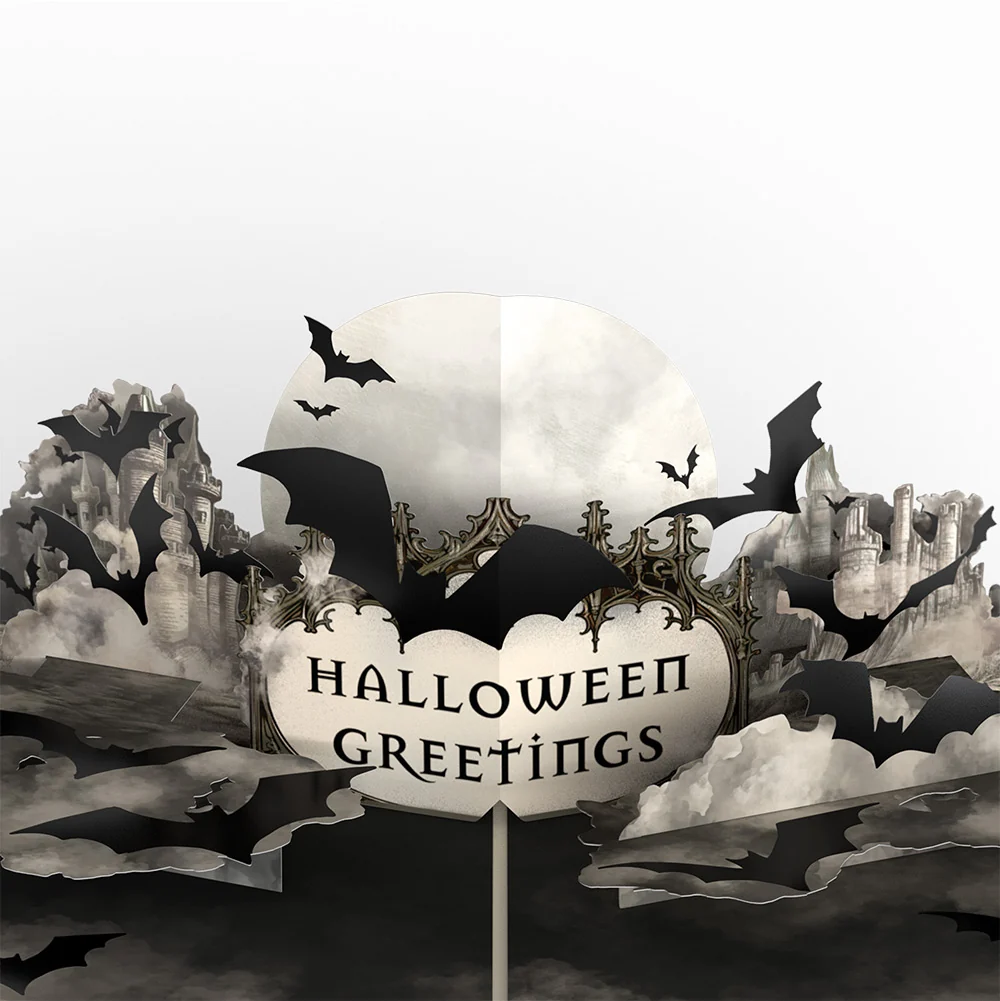 Lovepop Halloween Greetings Pop-Up Card and Sentiment Set for Bestie - Image 3