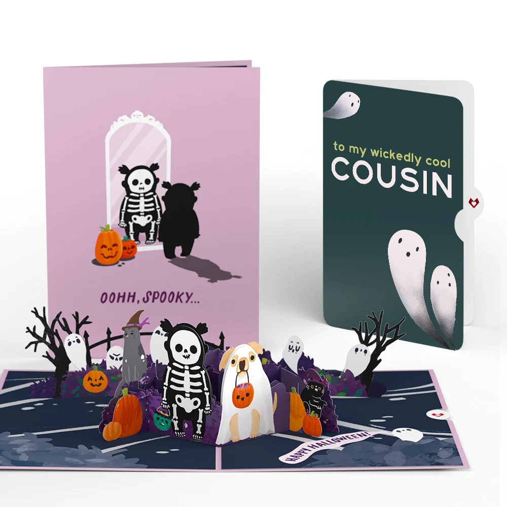 Lovepop 'Oohh, Spooky' Halloween Pop-Up Card and Sentiment Set for Cousin