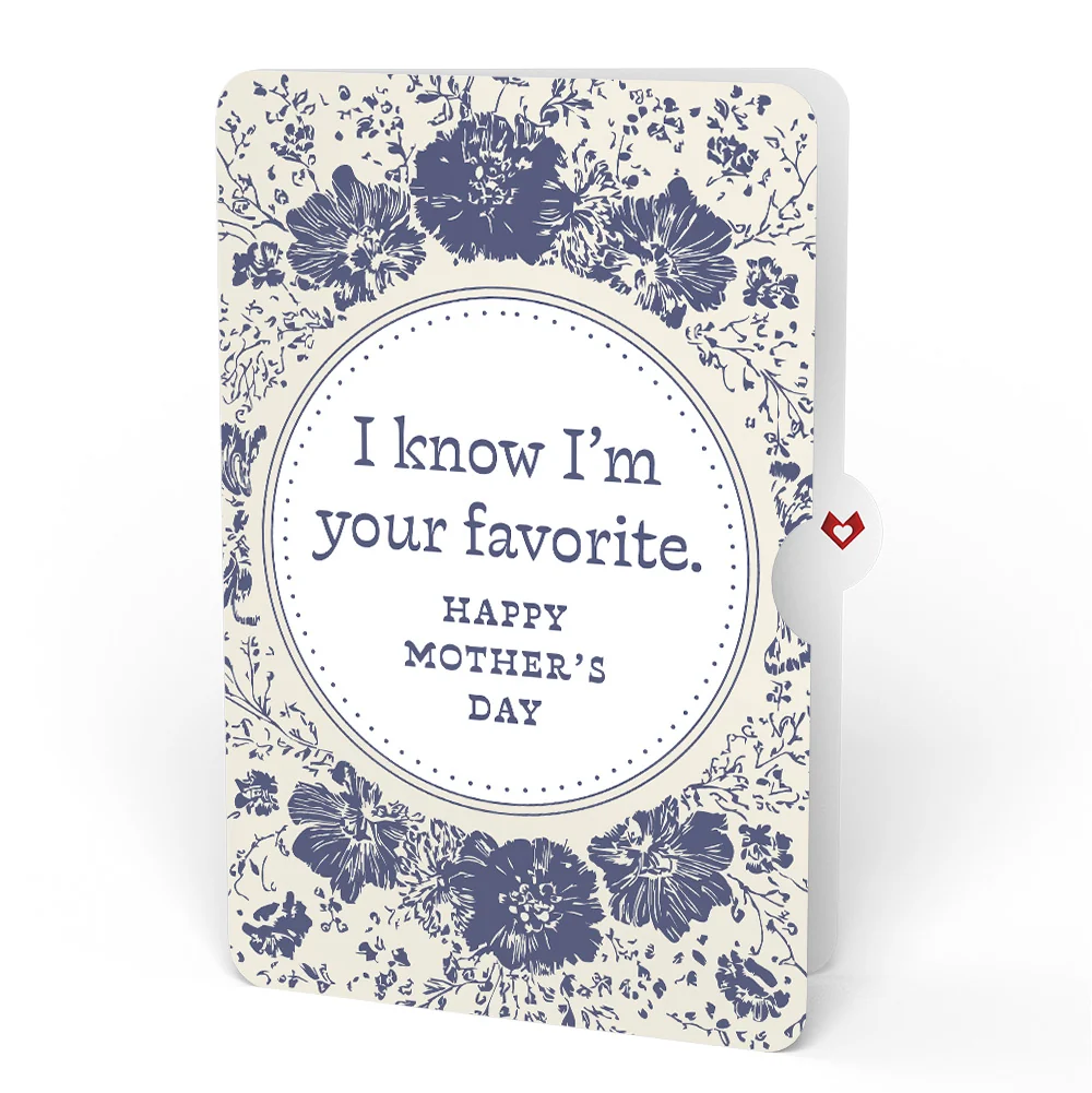 Lovepop Daffodils in Bloom Mother’s Day Pop-Up Card and Indigo Floral Sentiment Set for Mom Cream - Image 4