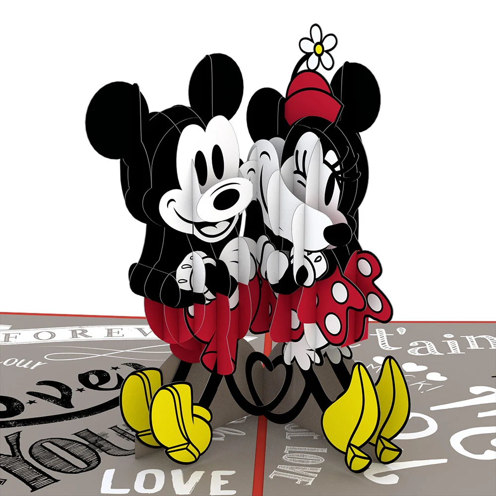 Lovepop Disney's Mickey and Minnie In Love Pop-Up Card - Image 2