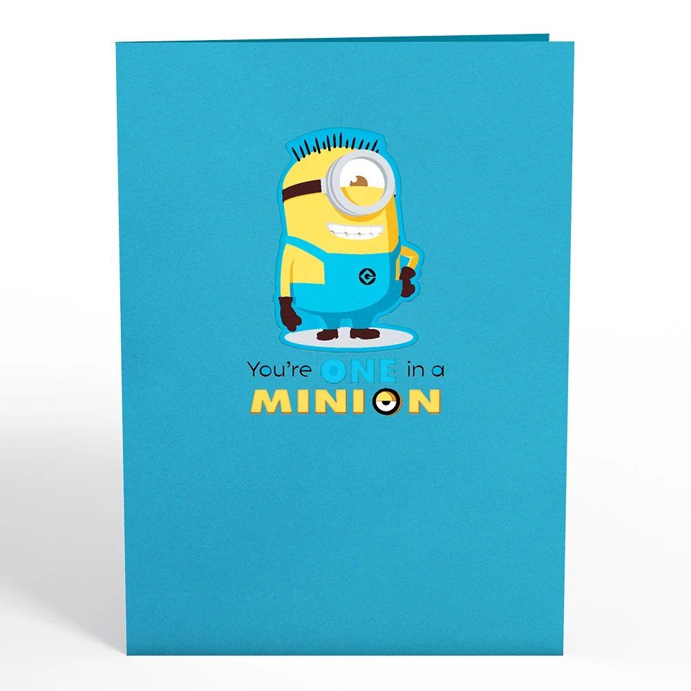 Lovepop Despicable Me You're One in a Minion Pop-Up Card - Image 4