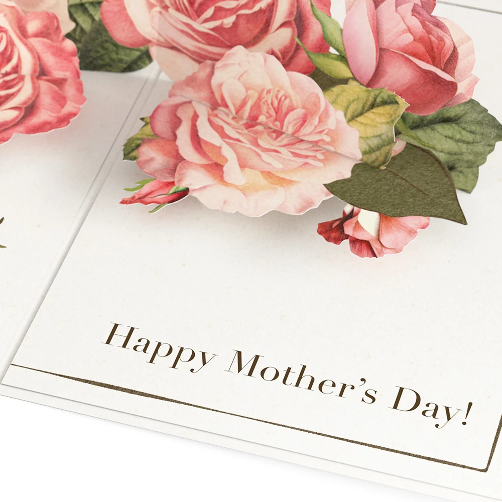 Lovepop Mother's Day Grateful For You Roses Pop-Up Card & Luxe Bouquet Bundle - Image 4