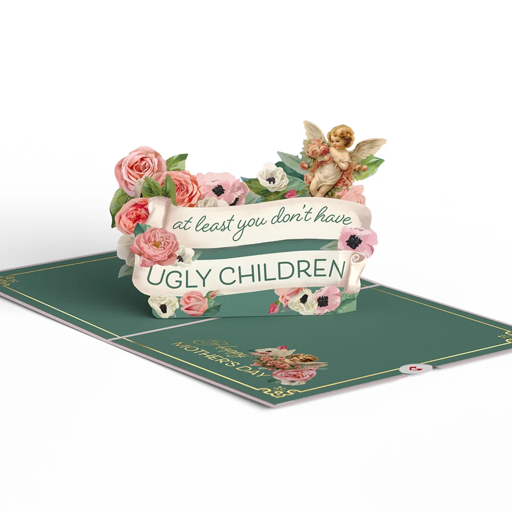 Lovepop At Least You Don't Have Ugly Children Mother's Day Pop-Up Card - Image 4